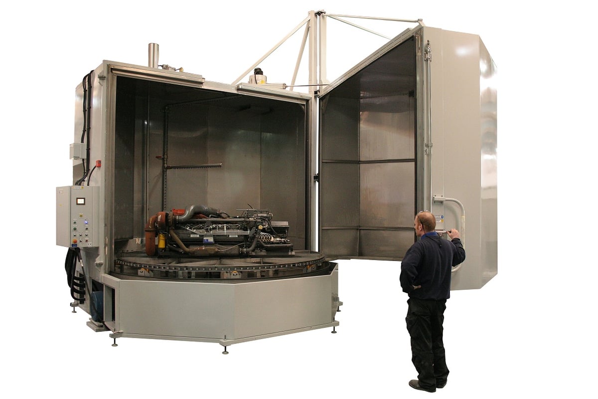 Jetwash Carousel - Washing and Degreasing Equipment 